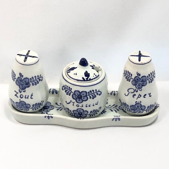 Delft Condiment Set - Delfts Blauw - Holland